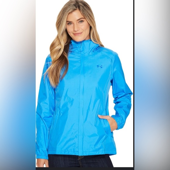Under Armour Women's Blue Storm Jacket sz Large - Picture 1 of 5